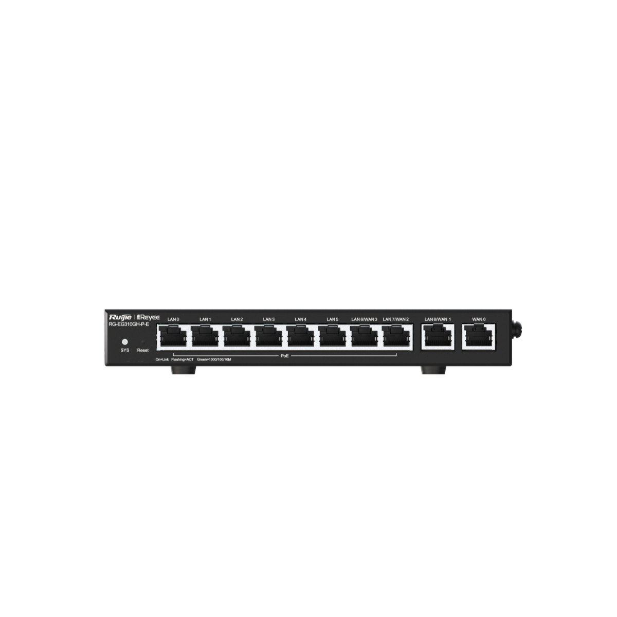 Reyee RG-EG310GH-P-E(US) Router 10-Port High-Performance Cloud Managed PoE