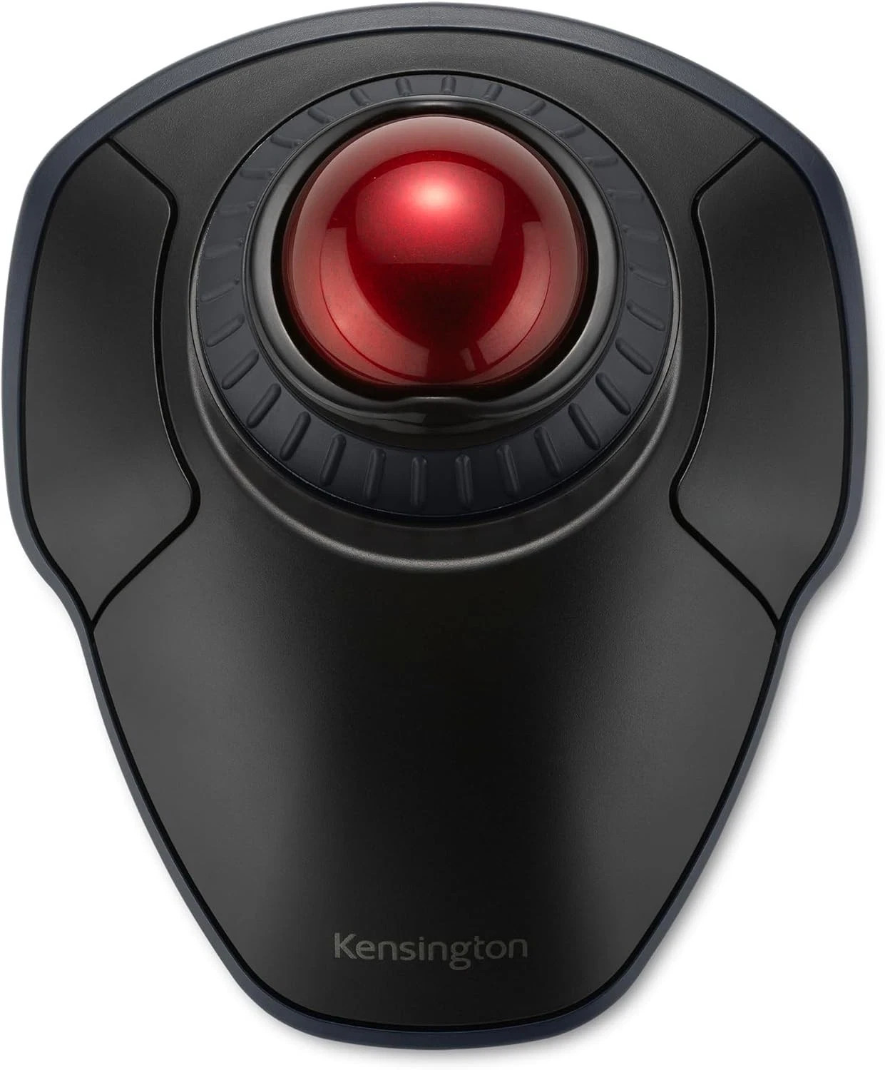 Kensington Orbit Wireless Trackball with Scroll Ring - Black-Red (K70990WW)