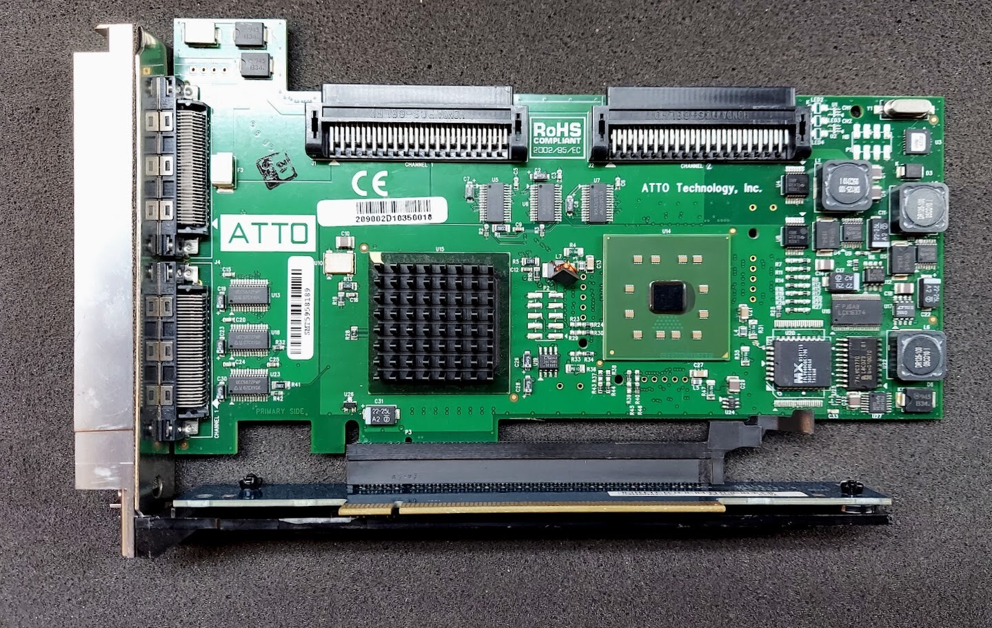 Atto Technology Inc 0209-PCBX-001 Card w/ Apple 630-9556 820-2195-B XServe Riser