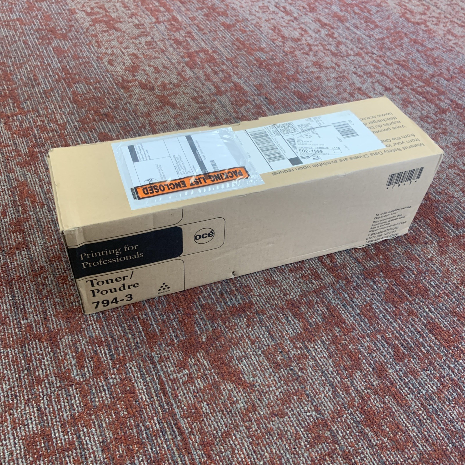 Genuine Oce 794-3 Black Toner For Imagistics im3510 im4510 Sealed New