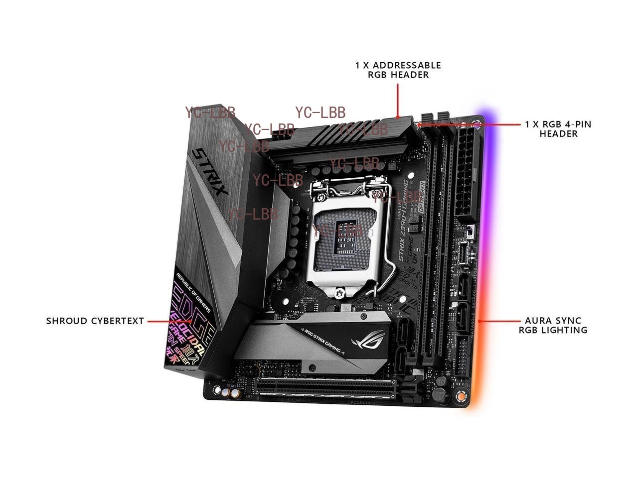 ASUS ROG Strix Z390-I Gaming Z390 LGA1151 Mini-ITX Motherboard