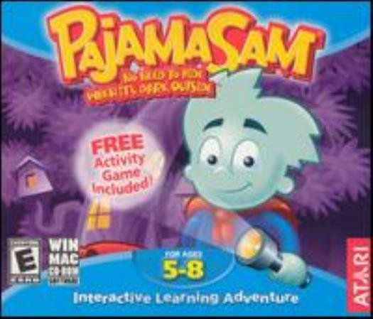 Pajama Sam in No Need To Hide When Its Dark Outside PC MAC CD overcome afraid