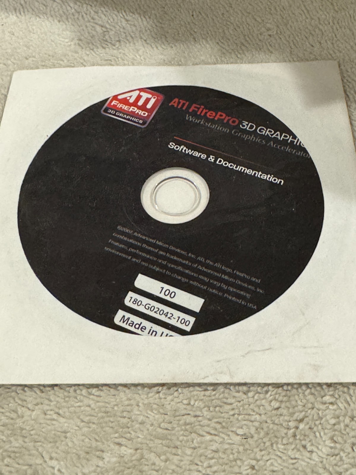 ATI FirePro 3D Graphics Accelerator CD - NEW/SEALED