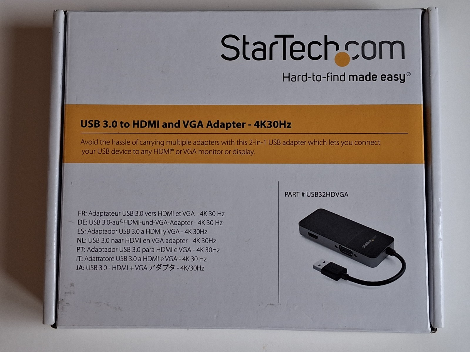 StarTech USB32HDVGA USB 3.0 to HDMI VGA Adapter