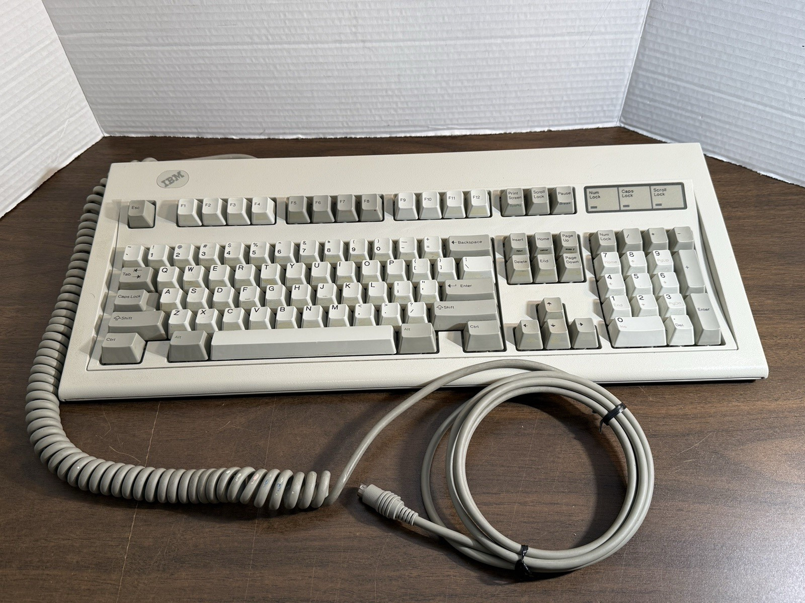IBM Model M 1391401 Mechanical Computer Keyboard 1992 w/ Cable - Tested - Nice