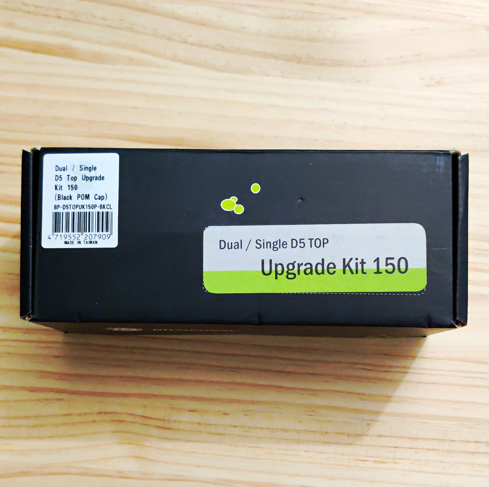Bitspower Dual/Single D5 TOP Upgrade Kit 150 Black POM Cap BP-D5TOPUK150P-BKCL