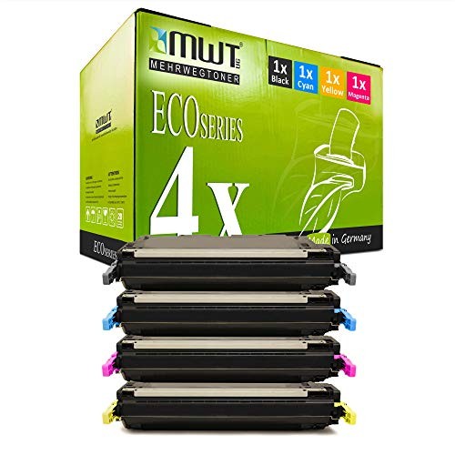 Eurotone 4x Toner Cartridge Compatible For for HP Cb400a+Cb401a+Cb402a+Cb403a