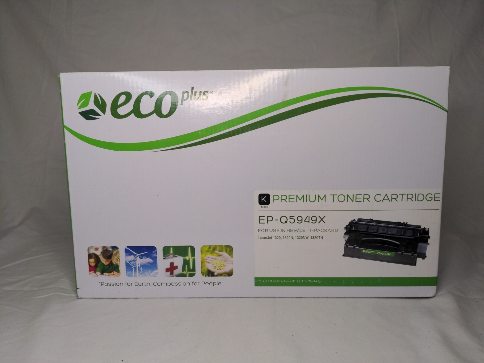 New ECO Plus Premium Replacement Toner Cartridge Black EP-Q5949X See Description