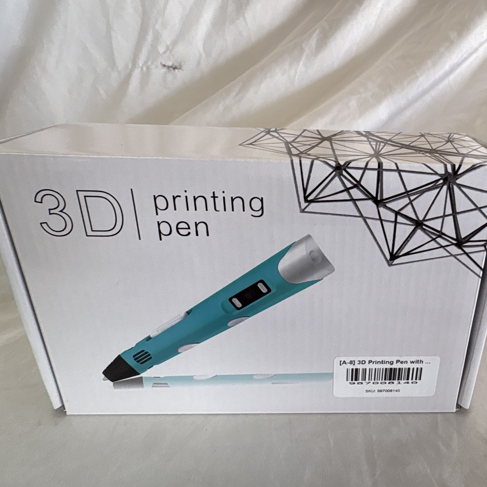 3D Printing Pen Blue Drawing Tool for PLA/ABS Filament Universal