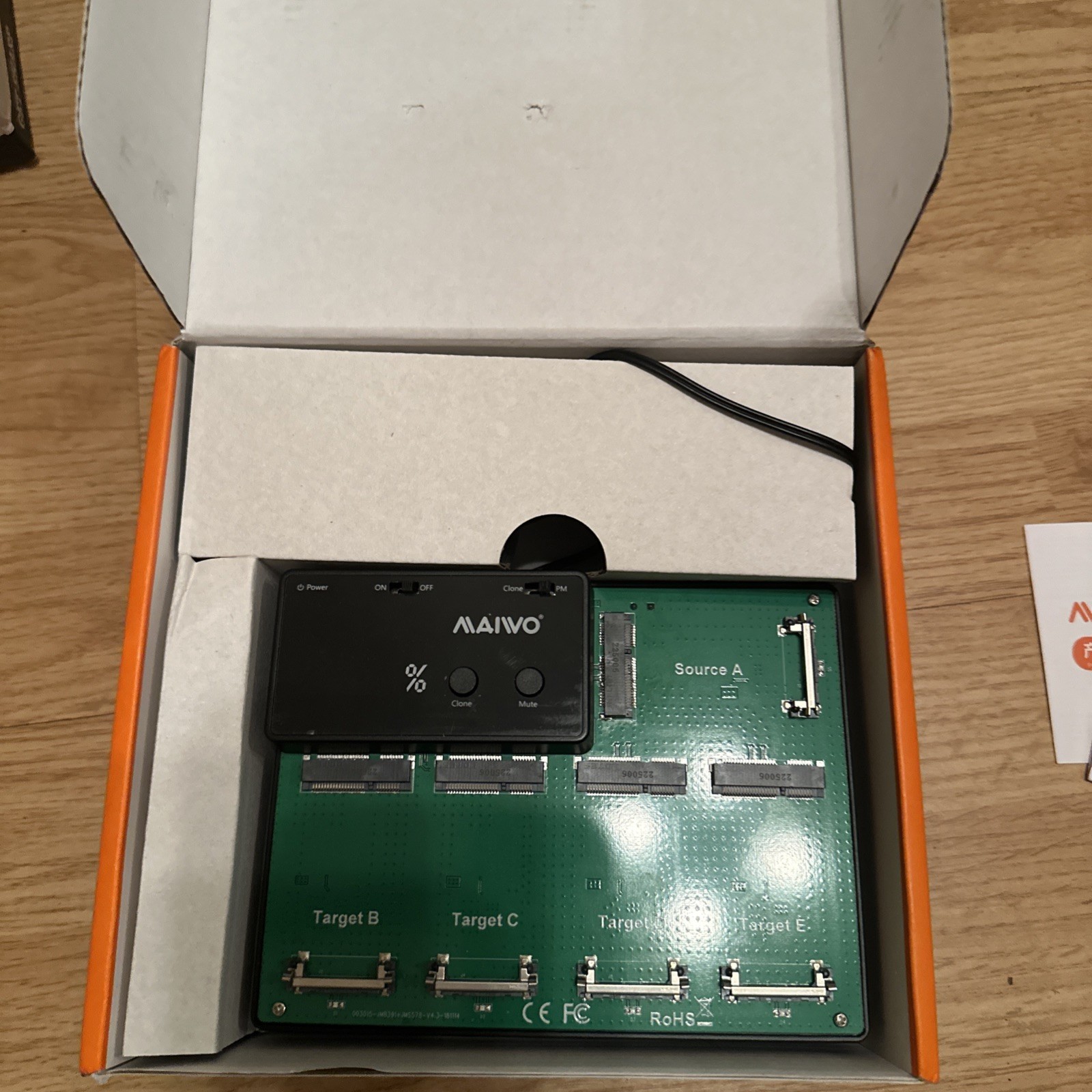MAIWO 5 Bay MSATA SSD Docking Station USB 3.0 MSATA SSD