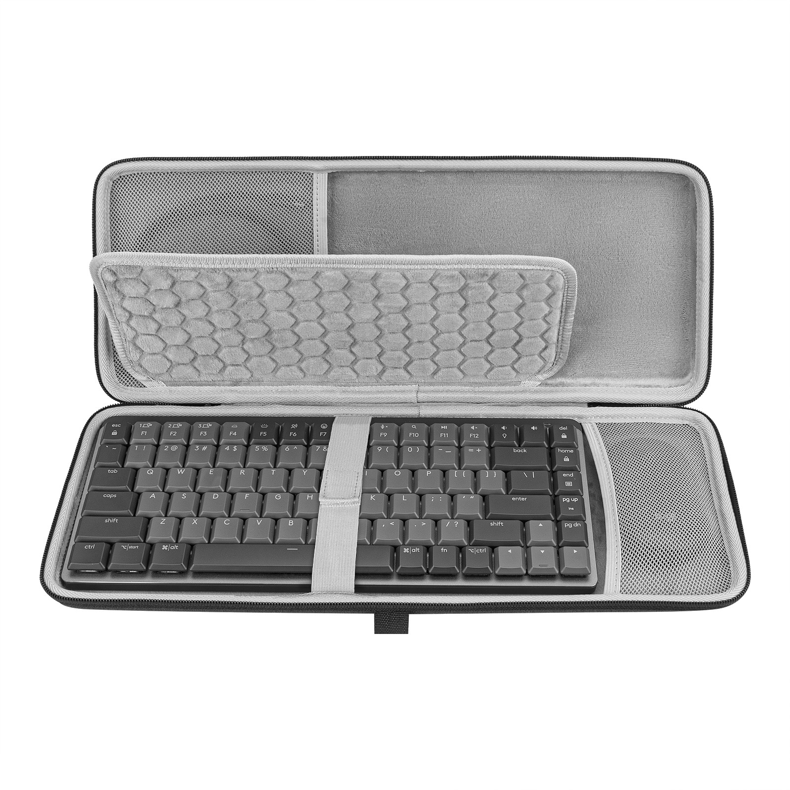 Geekria Keyboard Carrying Case Compatible with Logitech MX Mechanical Mini