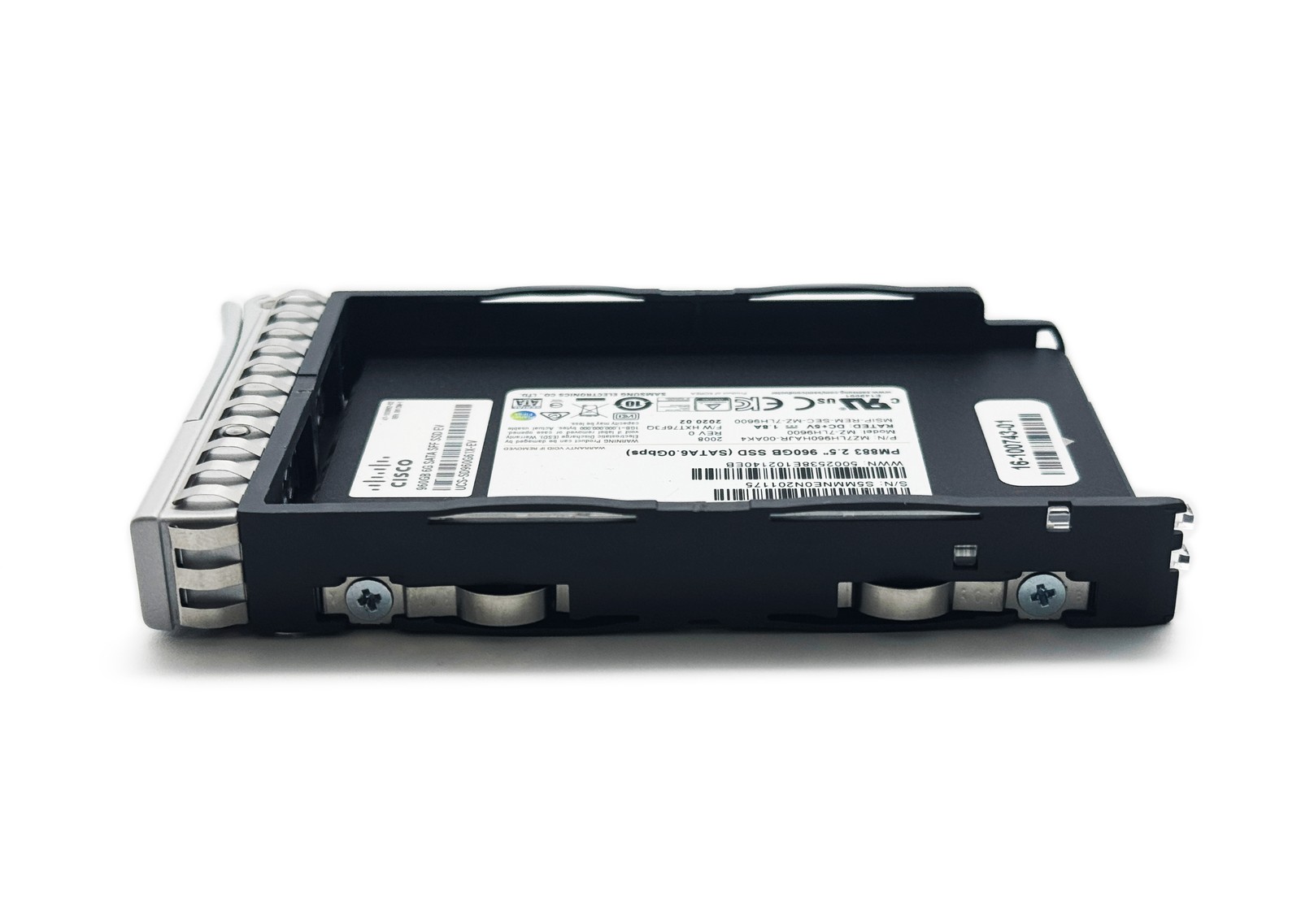 Cisco UCS 960GB 6G SATA 2.5" Enterprise SSD PM883 UCS-SD960G61X-EV w/ Caddy