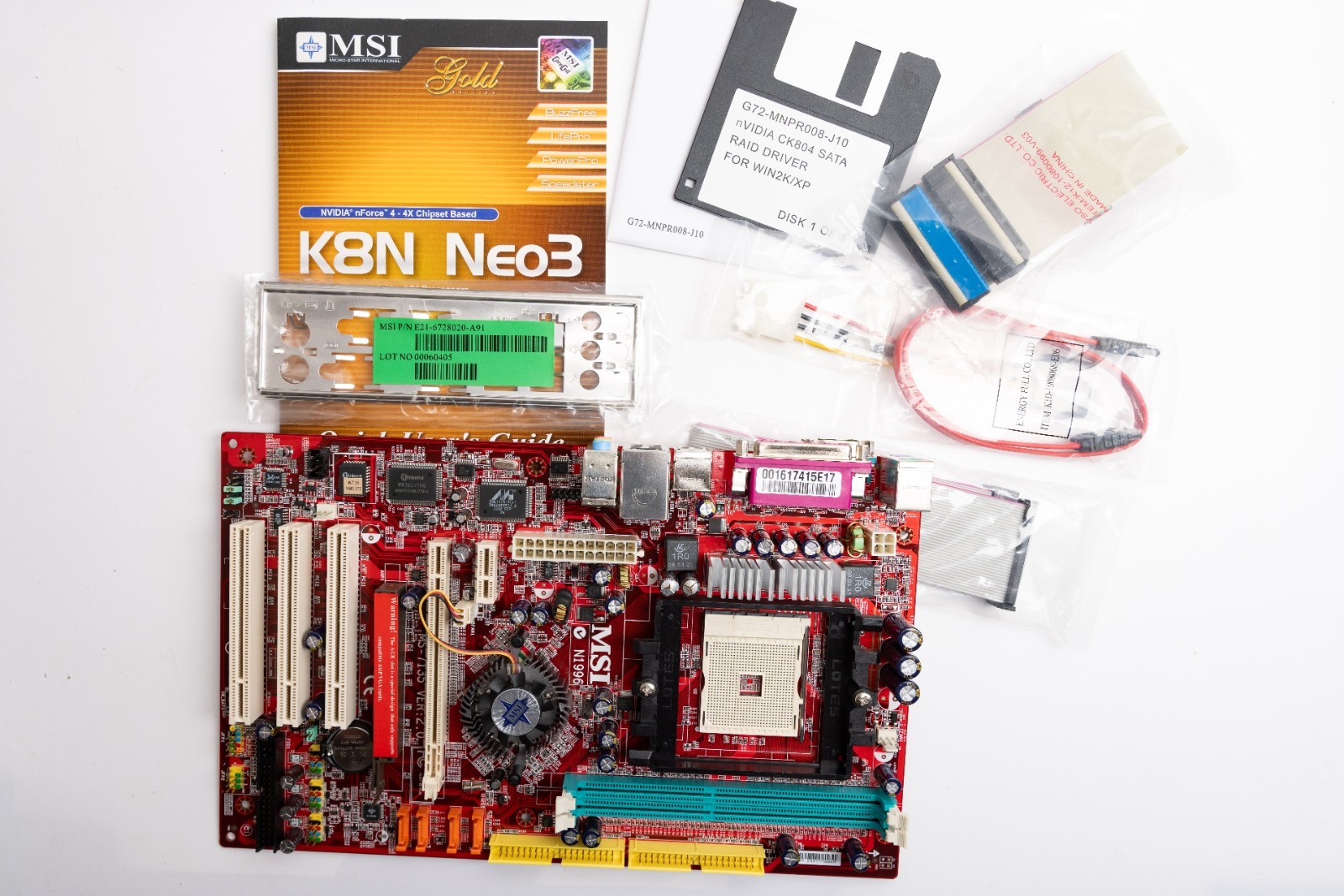MSI K8N NEO3 MS 7135 VER 2.0 Motherboard Socket 754 N1996