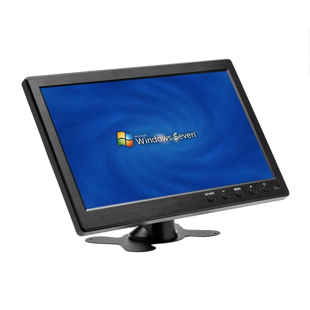 10.1" TFT LCD CCTV Monitor Screen HDMI/BNC/AV/VGA for Car/Security/PC/Laptop