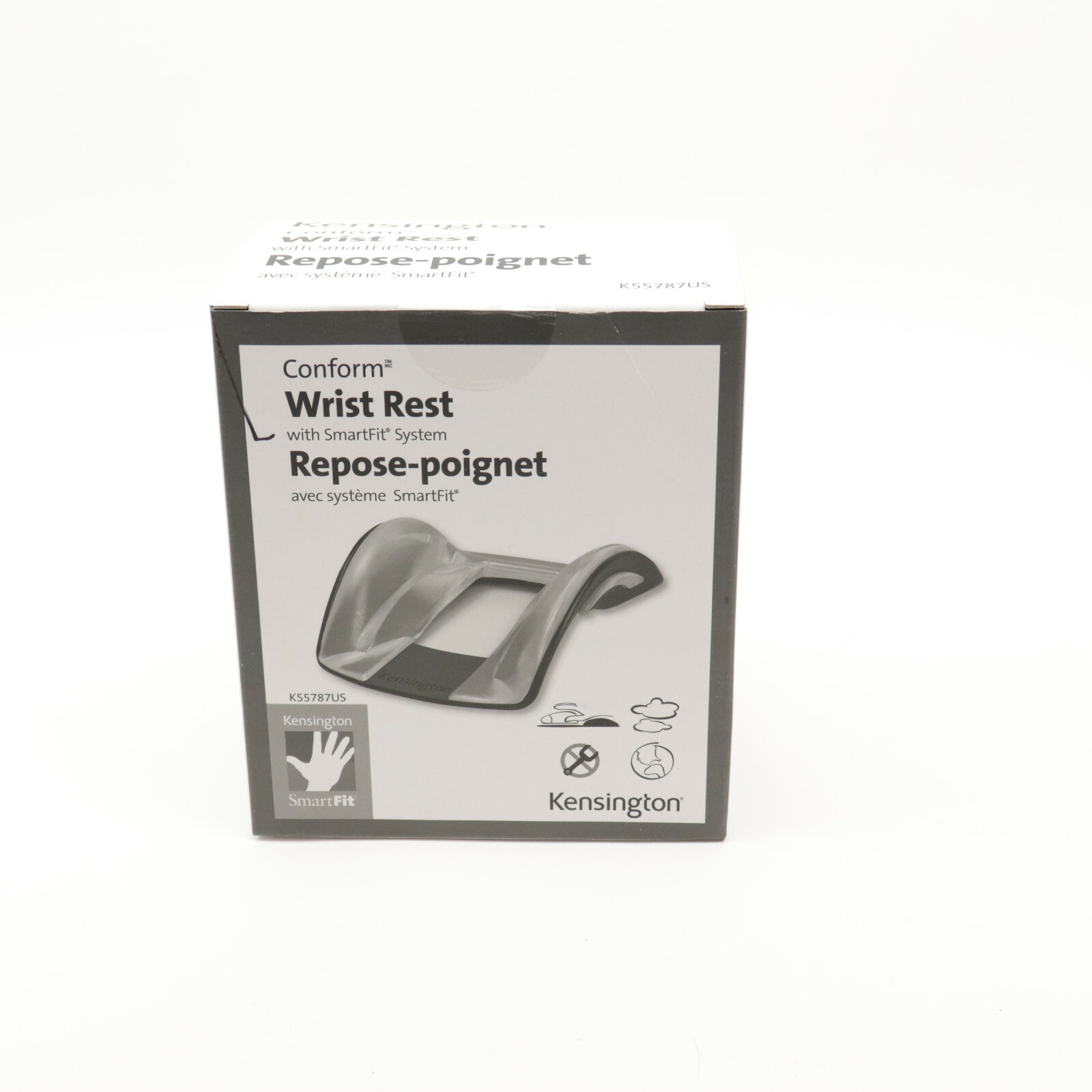 Kensington K55787US Conform Wrist Rest w/Smartfit