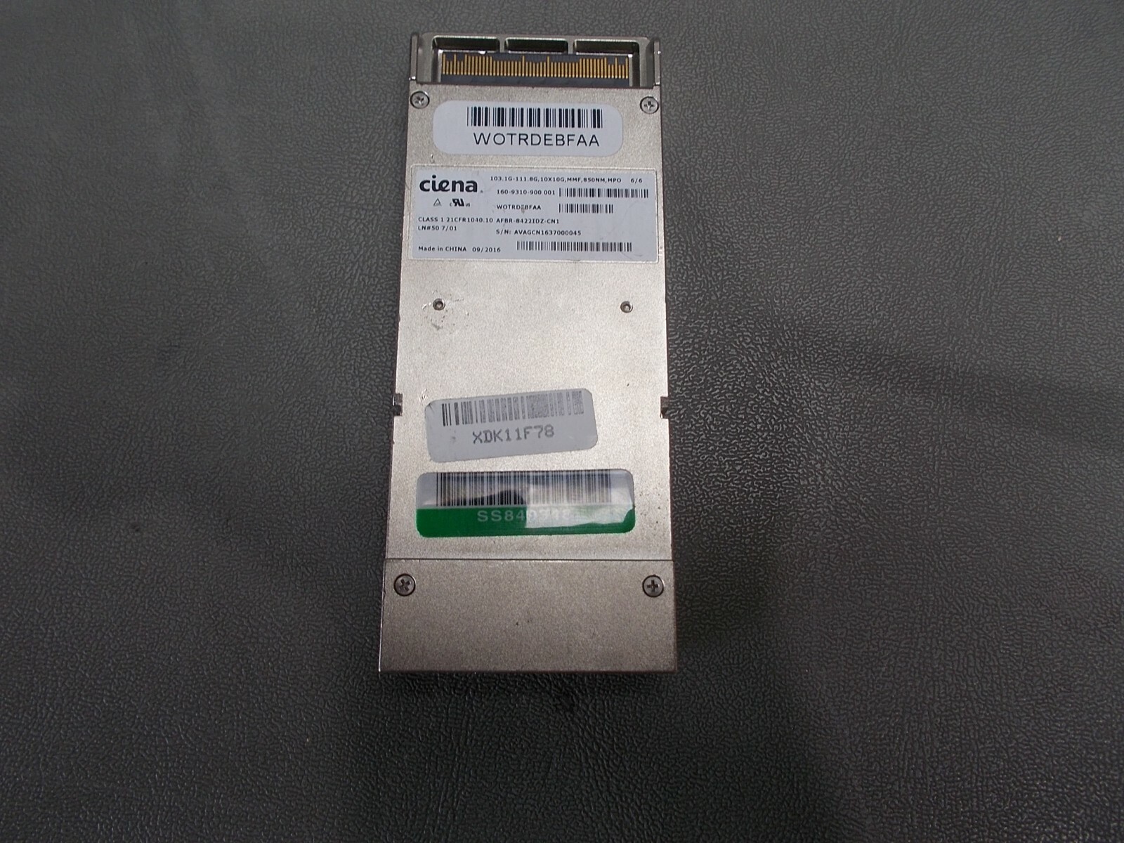 CIENA 6500  TRANSCEIVER 160-9310-900 CFP2 TRCVR