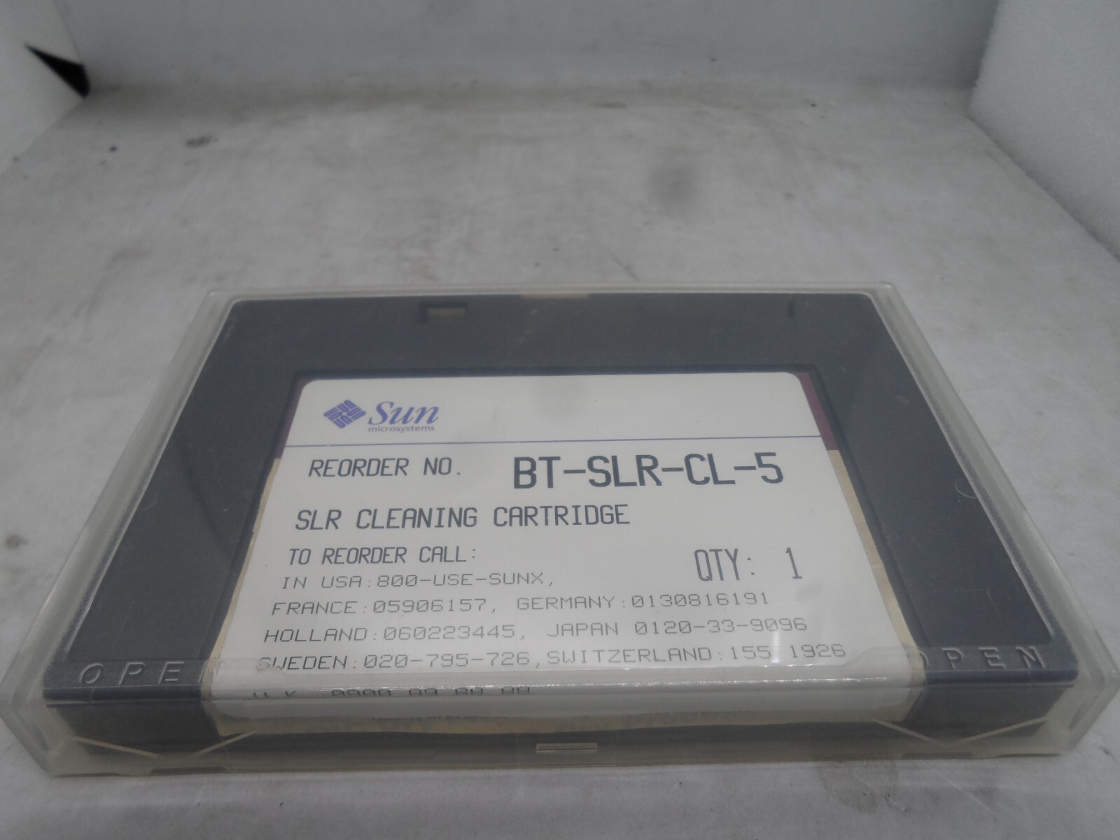 NEW Tandberg SUN MLR SLR Cleaning Cartridge SLR2/3/4/5 Equivalent to IBM 35L0844