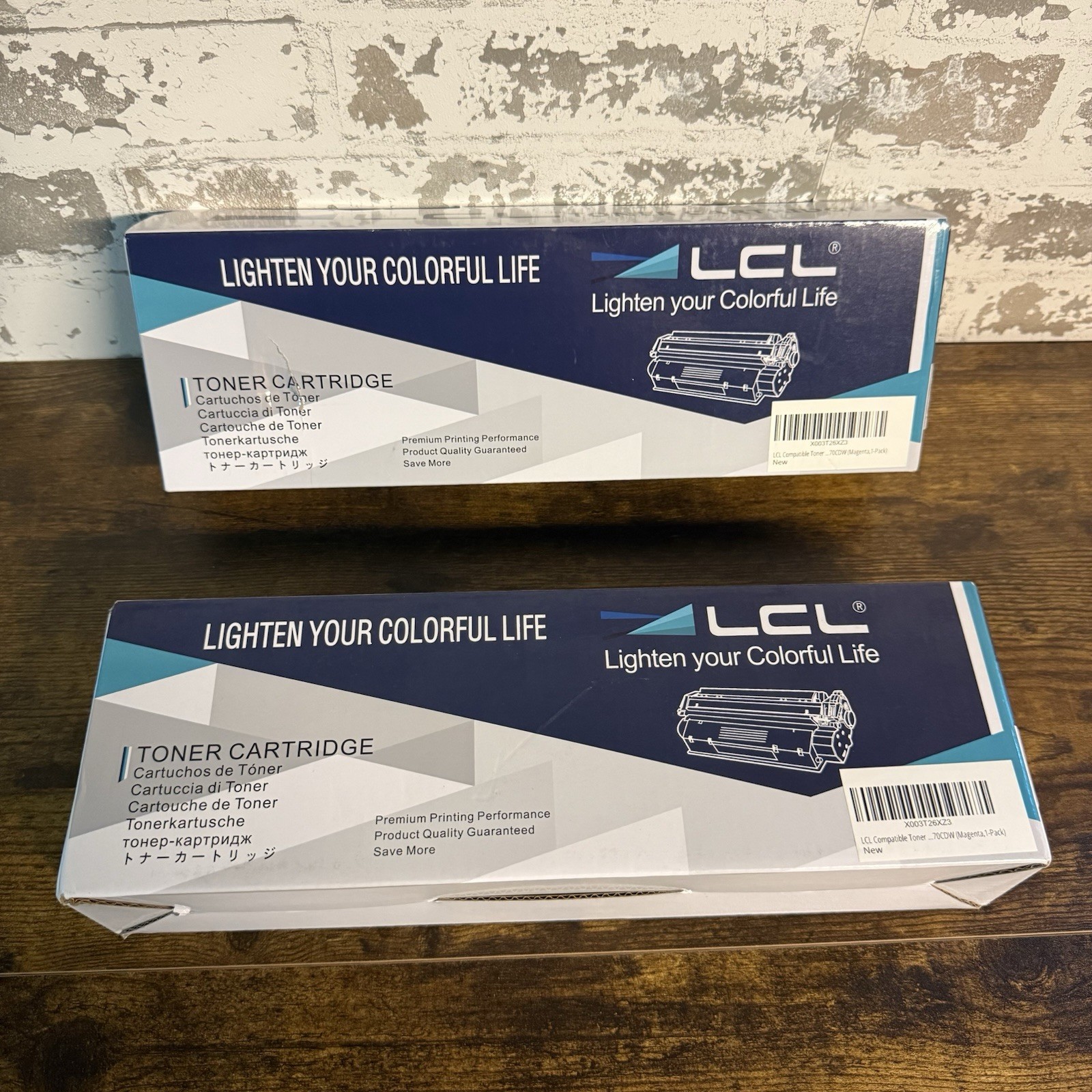 NEW - Lot of 2 - LCL Compatible Toner Cartridge Replacement - 70CDW - Magenta