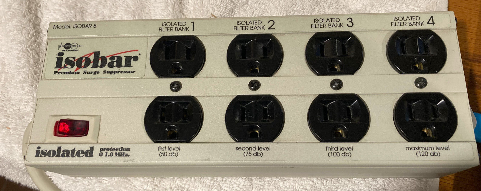 Isobar Tripp Lite Isobar 8 Outlets 12ft Cord - Working - 