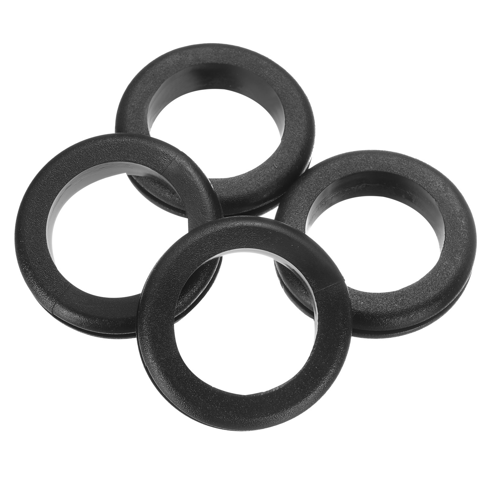 4Pcs, 35x40mm Rubber Grommets, Firewall Grommet Automotive for Wiring, Black