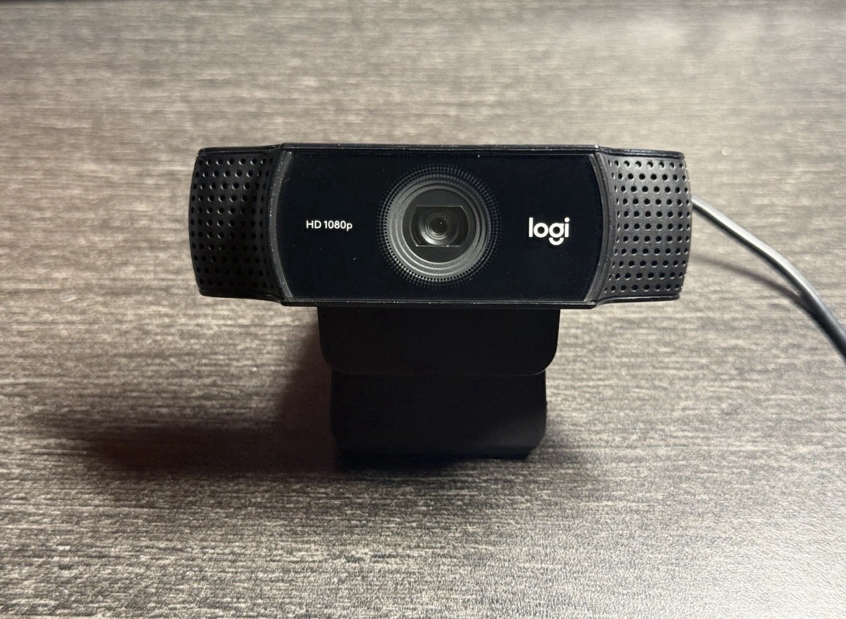 Logitech C922 Pro Stream Full HD 1080p USB Webcam Black