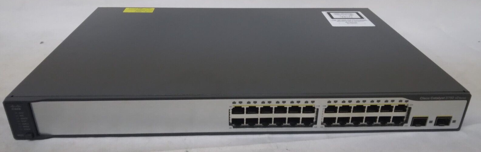 Cisco Catalyst 3750 V2 24 Port Gigabit Switch WS-C3750V2-24TS-S Tested