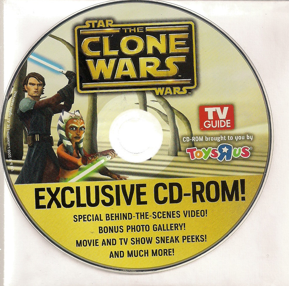 STAR WARS CLONE WARS TV GUIDE EXCLUSIVE (2008, PC)