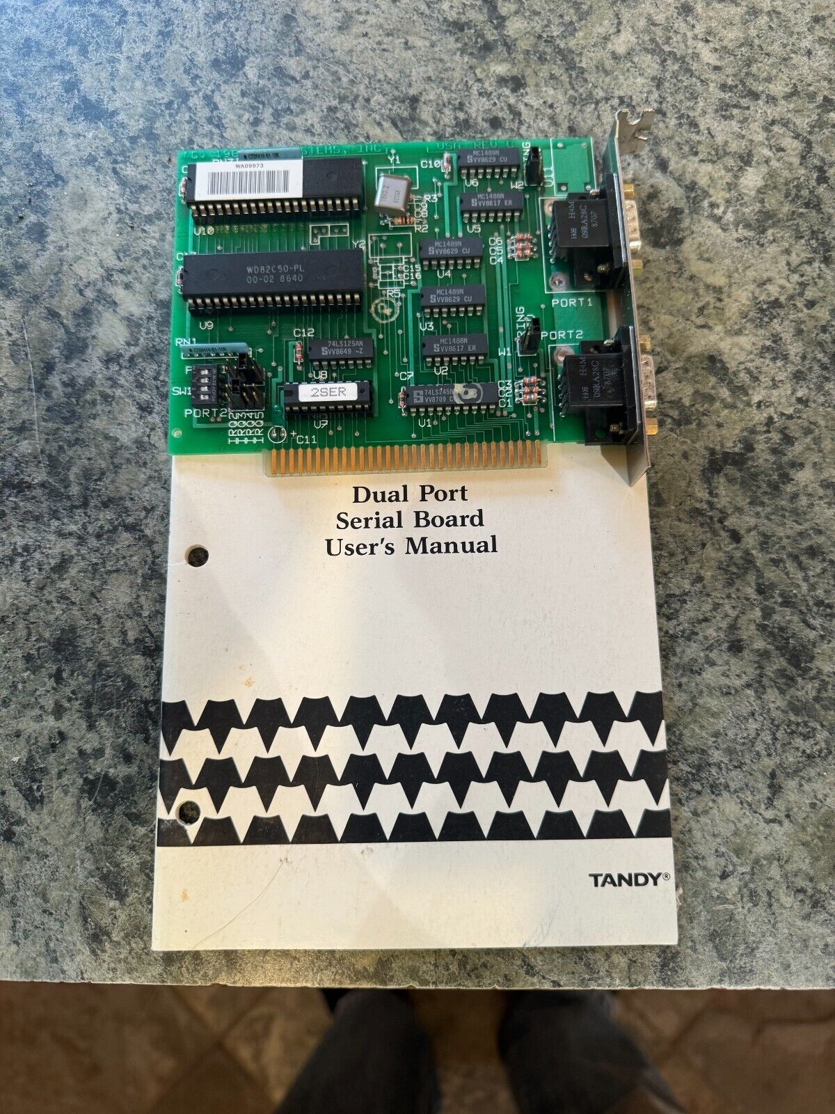 Ultra Rare Tandy Rs-232 Dual Interface Board Cat.  Excellent A1