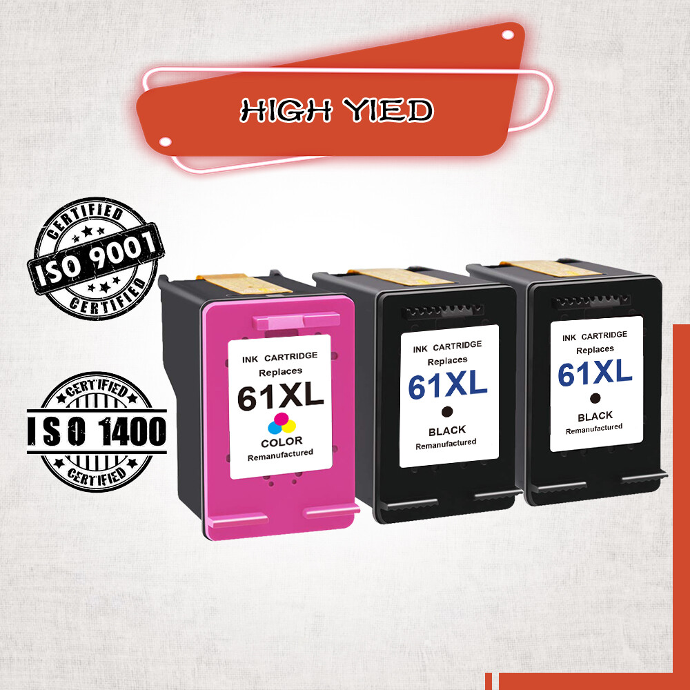 Multi-Pack Lot 61XL Ink Cartridge for HP Envy 4500 4501 4502 4503 4504 5530 5532