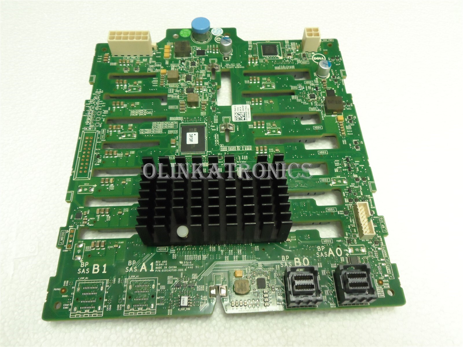 DELL HOT SWAP 16 BAY 2.5" HDD BACKPLANE BOARD POWEREDGE SERVER T630 XWP8P