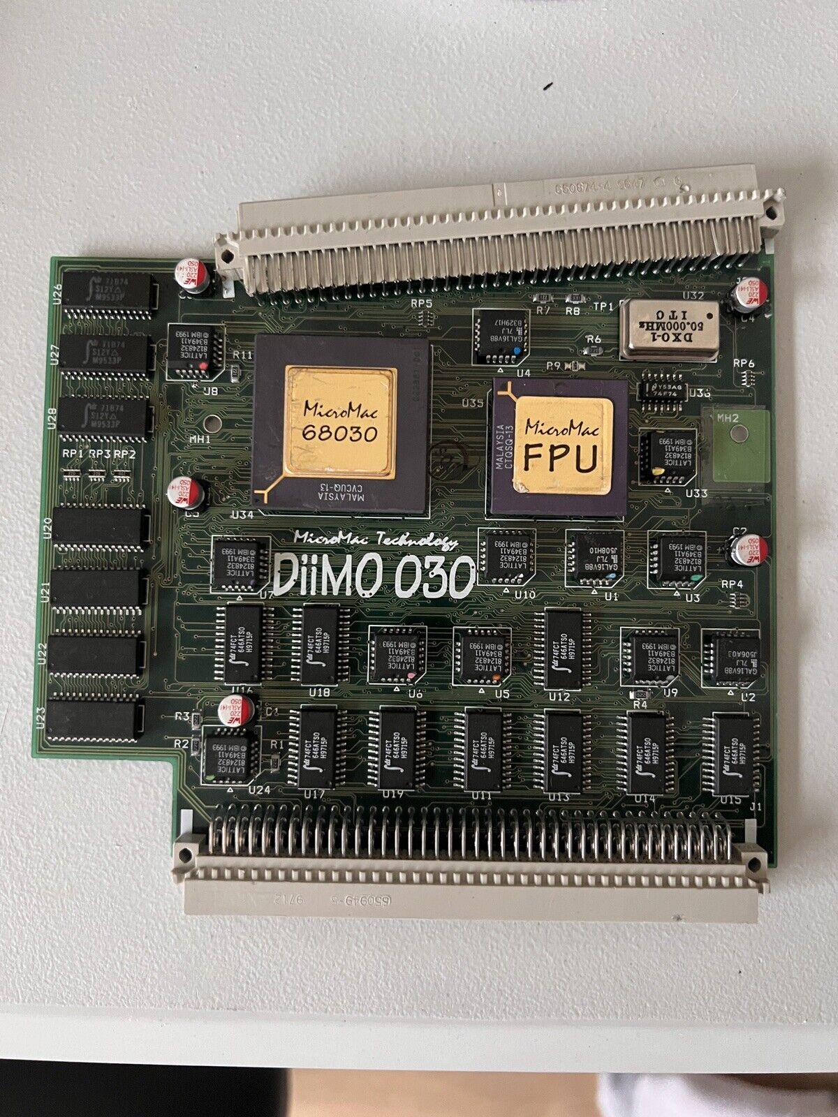 Macintosh SE/30 - Diimo Cache 50MHz  Accelerator - Recapped - No Adapter Needed