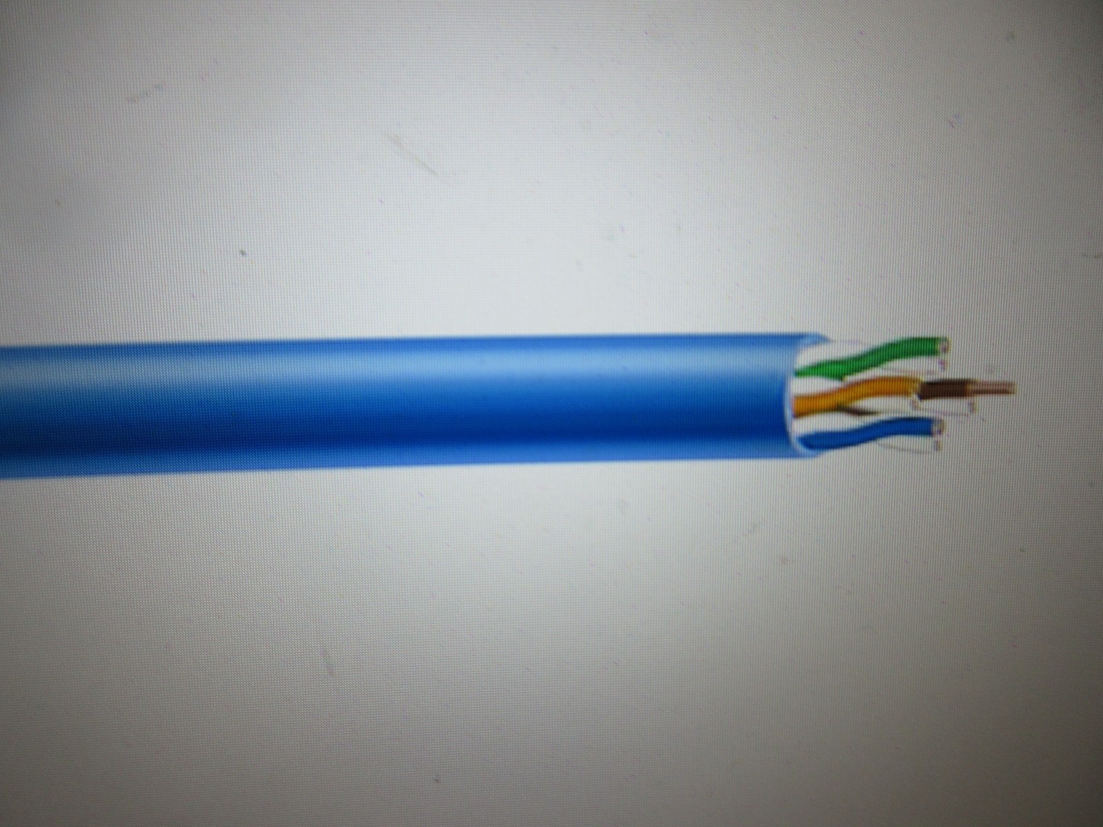 Southwire 500 ft. Blue 23/4 Solid CU CAT6 CMR (Riser) Data Cable