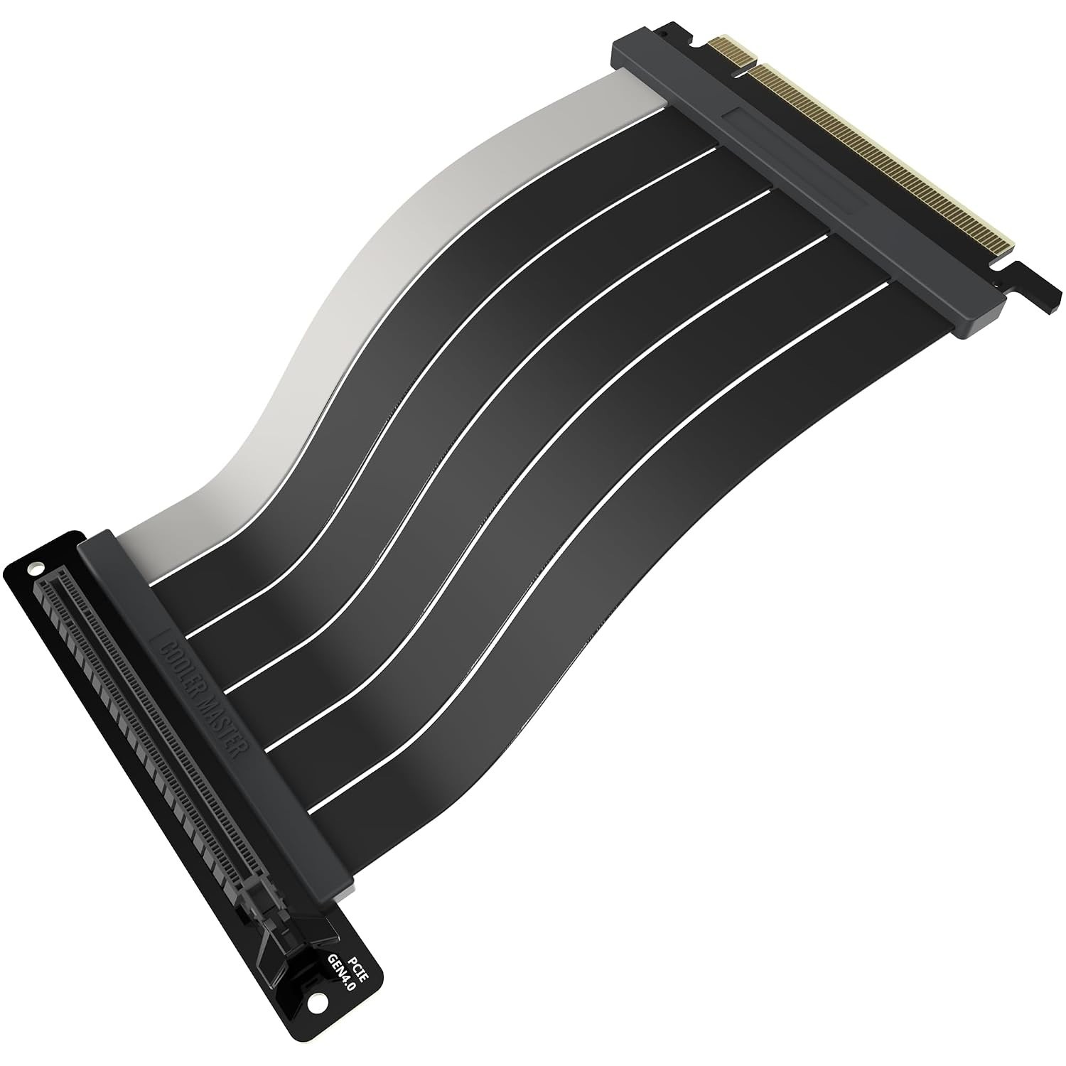 Cooler Master MasterAccessory Riser Cable PCIe 4.0 x16 300mm V2 Black, PCIe 4.0