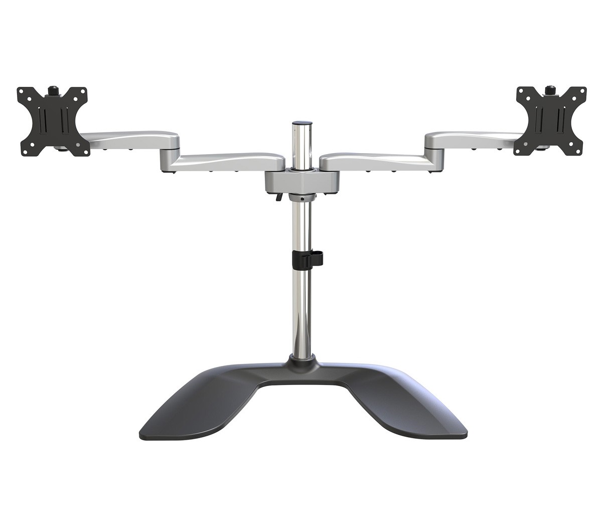StarTech Dual Monitor Stand for up to 32" (17.6 lb) Displays, Adjustable Height