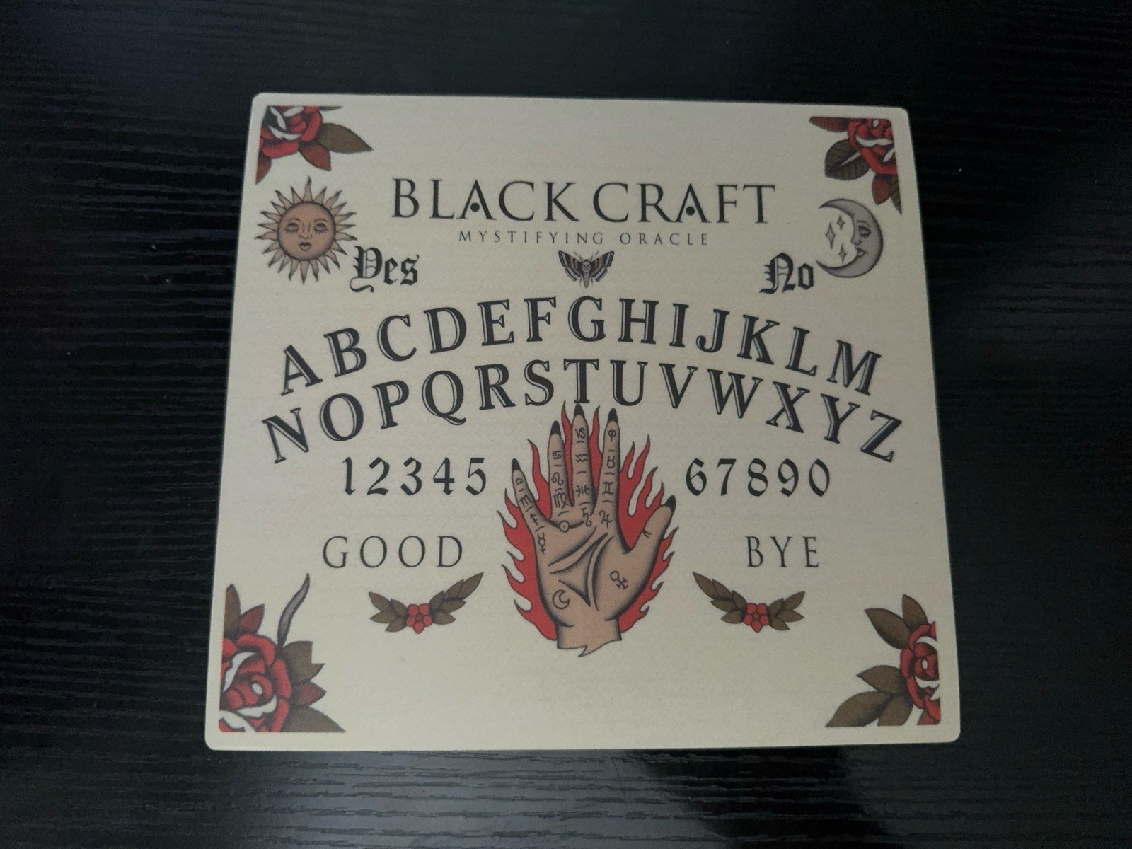 BlackCraft Cult Ouija Board Mouse Pad Non-Slip Mousepad Goth Emo Tattoo Magic