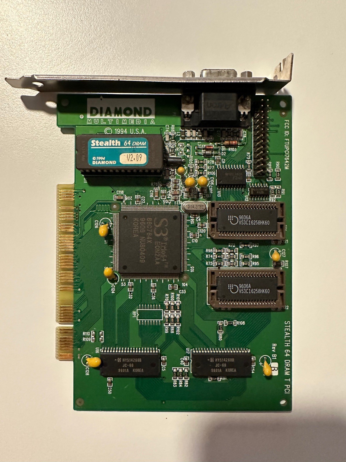 Diamond Stealth 64 S3 Trio 2MB ST64 DRAM PCI Graphics Card