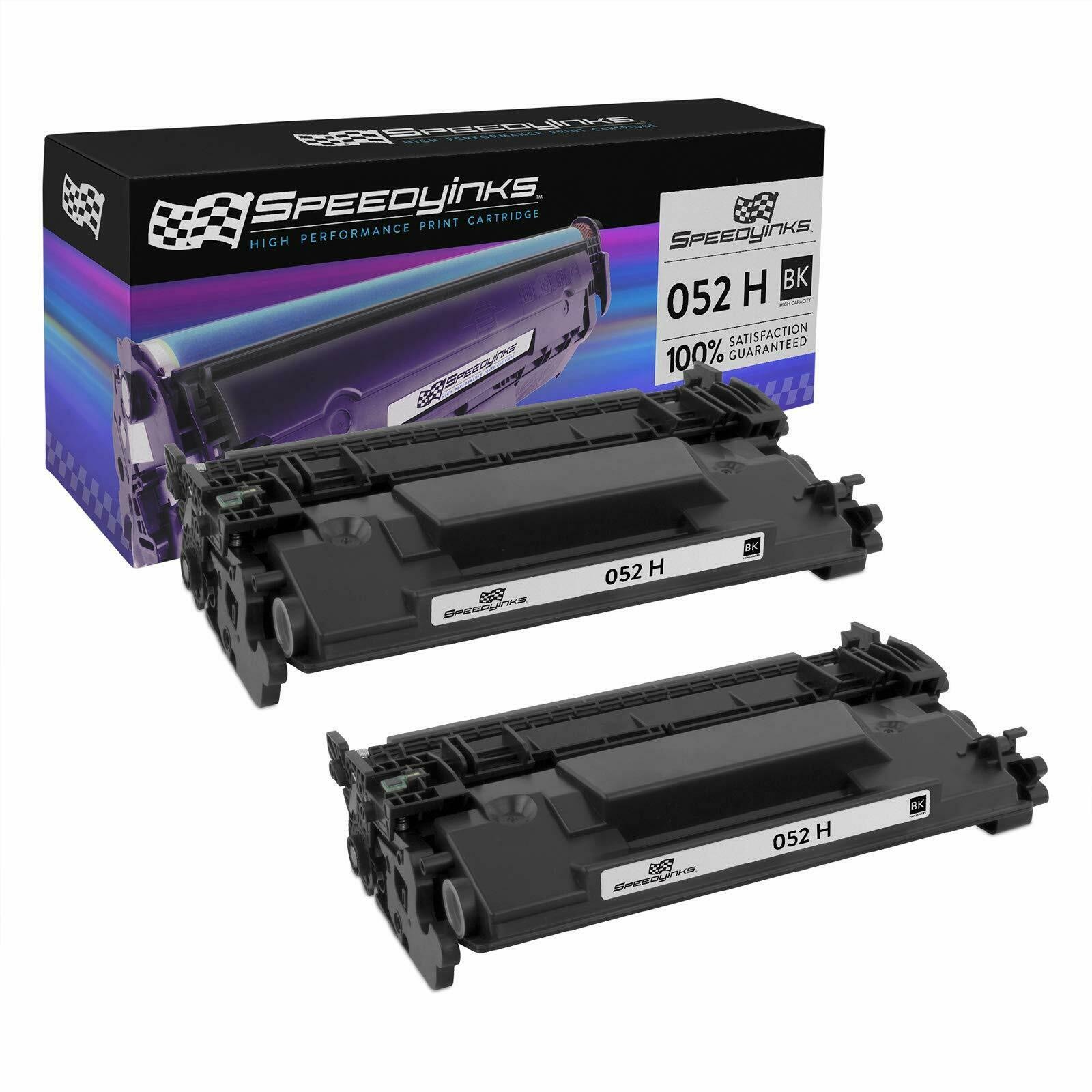 SPEEDYINKS Compatible 2PK Canon 052H Black HY Toner LBP214 LBP215 LBP226 MF424