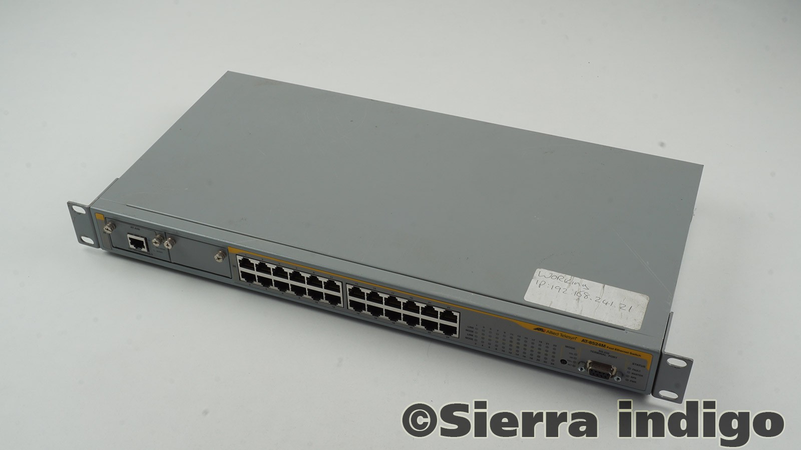 ATI Allied Telesyn AT-8524M 24-Port Switch with AT-A46 Module