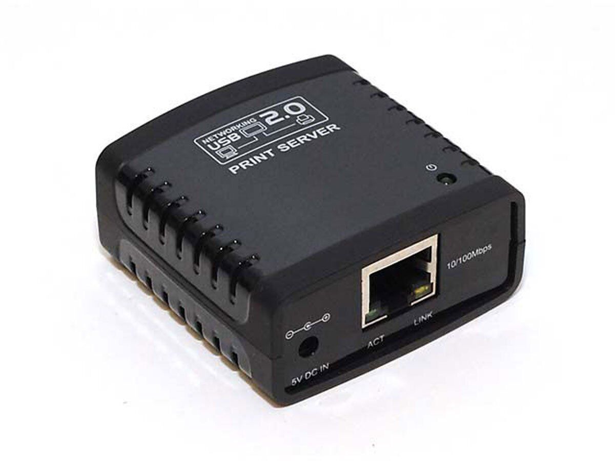 Monoprice Networking USB 2.0 Print Server | Connect USB Printer To A Network