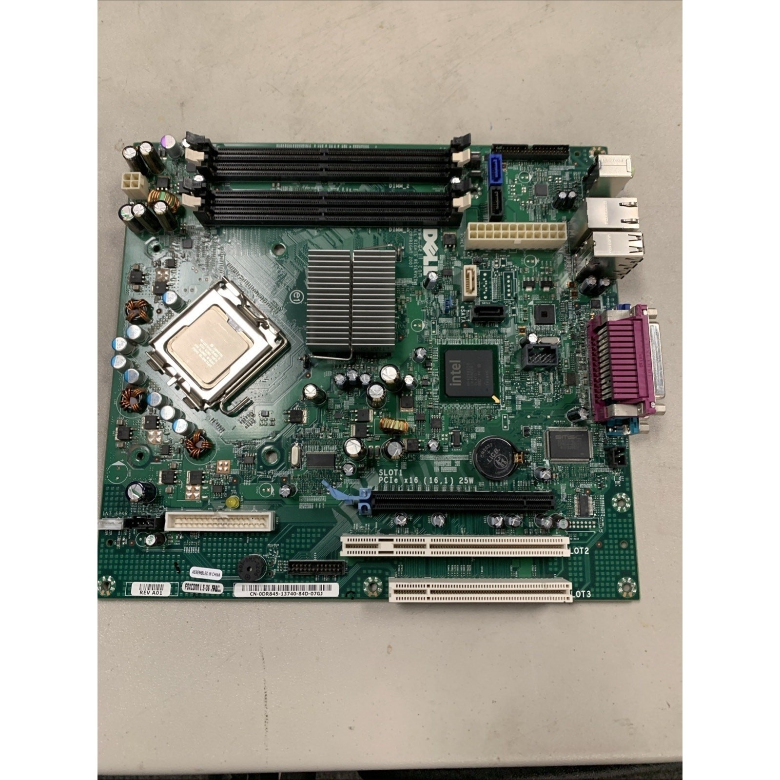 Dell DR845 Optiplex 755 Motherboard 0DR845 + Intel Core2Duo E6550 CPU SLA9X
