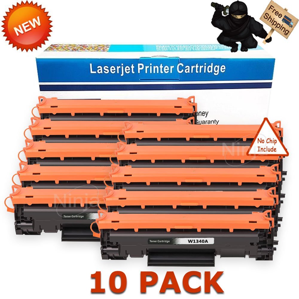 10Pk W1340A Toner (No Chip) For HP 134A LaserJet M209dwe M209dw M234sdn M234sdwe