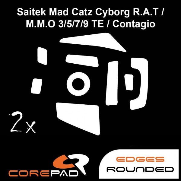 Corepad Skatez Saitek Mad Catz Cyborg R.A.T 1 3 5 7 9 TE Mouse Feet Hyperglide