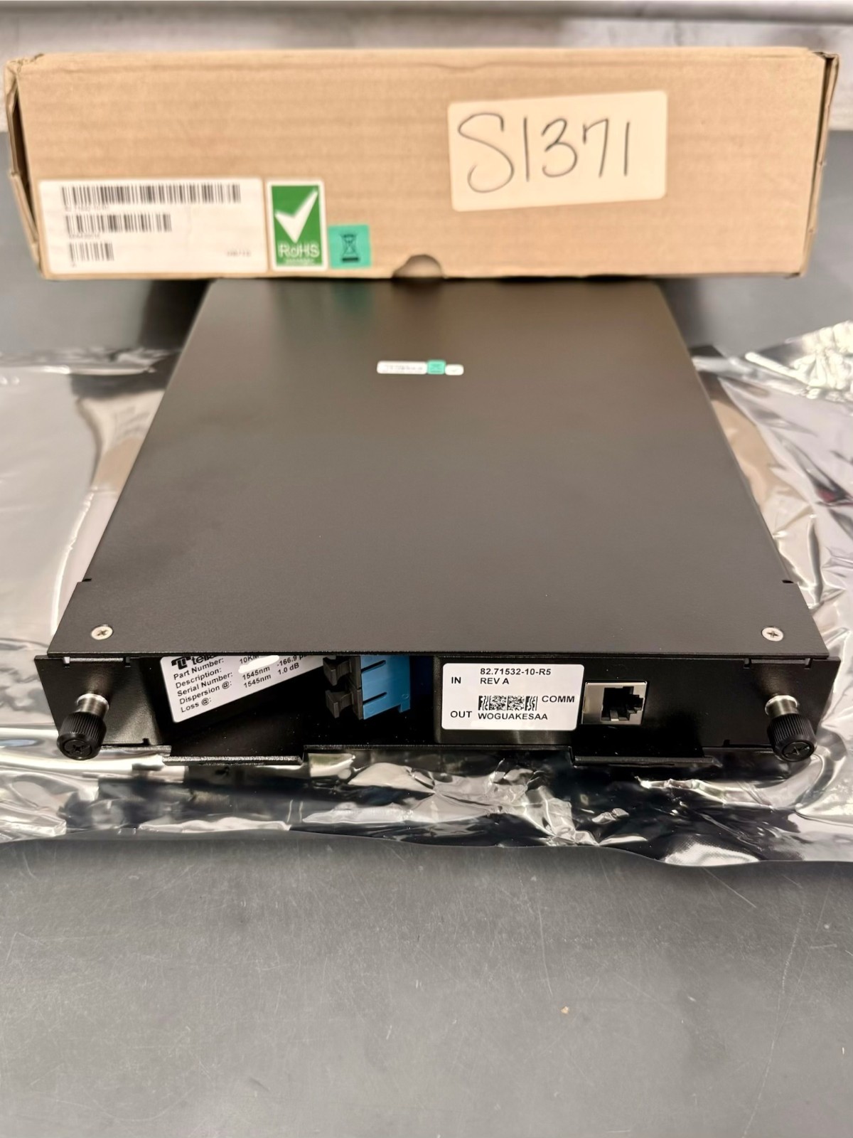 Tellabs 10KM DSPCMPN Module # 82.71532-10-R5 WOGUAKESAA