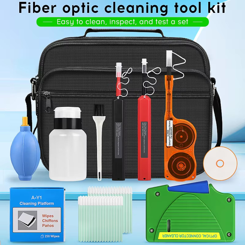 Optical Fiber End Face Cleaning Box SC/FC/ST/LC 1.25/2.5MM MPO Fiber Optic Clean