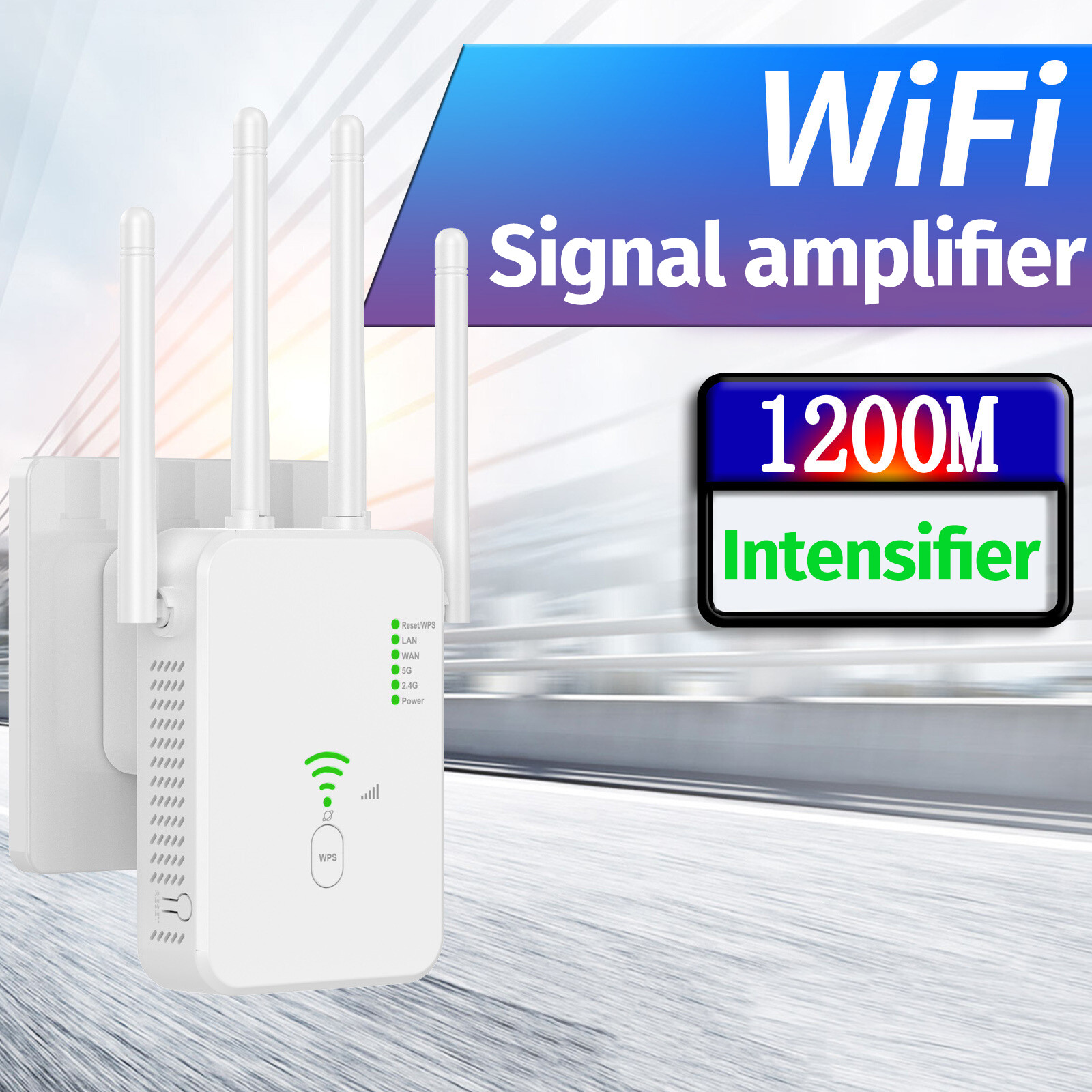 WiFi Router Signal Wireless Amplifier AC1200M Gigabit High Power 2.4G