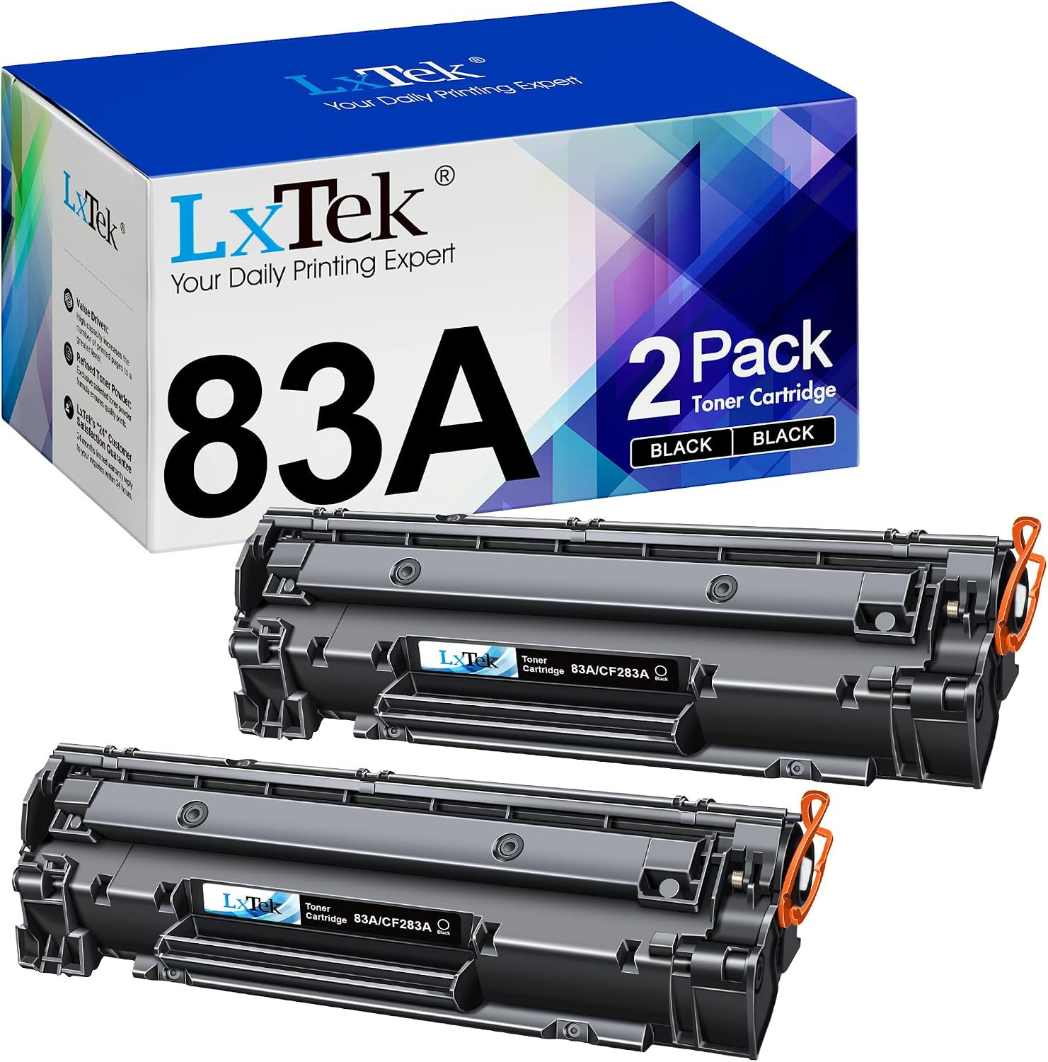 Lxtek 83A Toner Cartridge Black Replacement for HP 83A CF283A with M125Nw