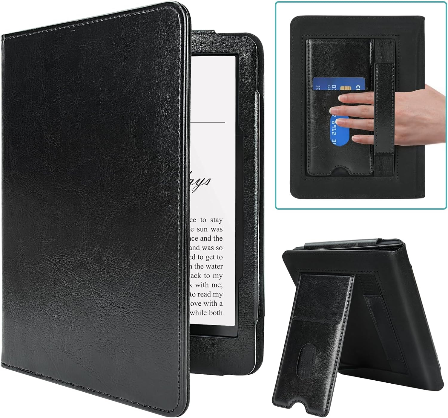 Case for Kindle Paperwhite - All New PU Leather Smart Cover with Auto Sleep Wake