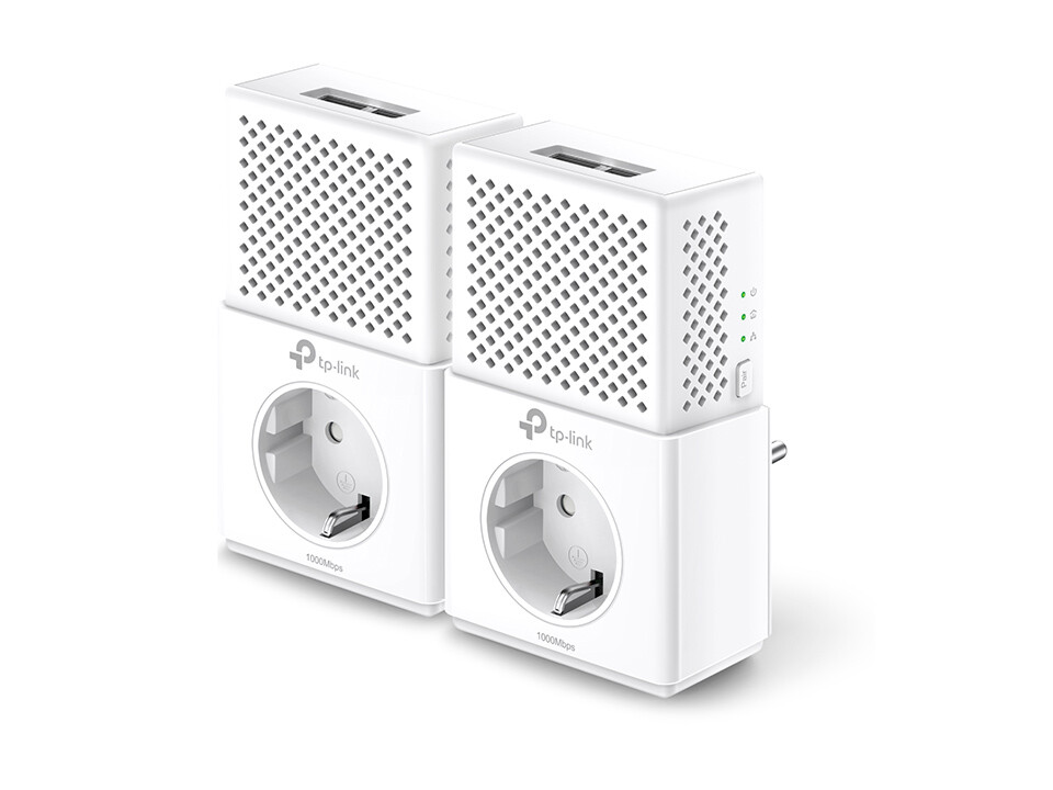 TP-Link TL-PA7020P AV 1000 Kit 1000Mbps Gigabit Powerline Adapter & Socket