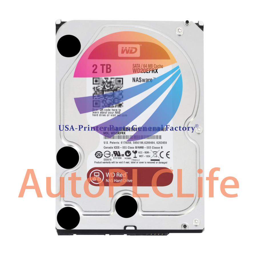 WD20EFRX Compatible Western Digital Red2TB SATA 3.5"64MB Internal Enterprise HDD