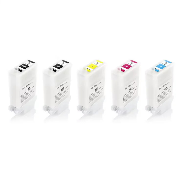 5-Pack 260ML PFI-102 Empty Cartridge for Canon IPF700/650/655/750/755/760/765